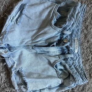PacSun Light Blue Denim Shorts